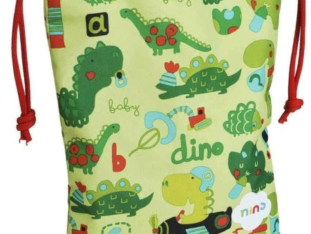 Busquets Bolsa Multiusos Nins Dino, Para niños y niñas en fase preescolar o parvulario, Verde Online Sale