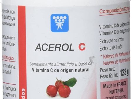 Nutergia Acerol C Complemento Alimenticio - 60 Tabletas Embalaje Deteriorado Hot on Sale